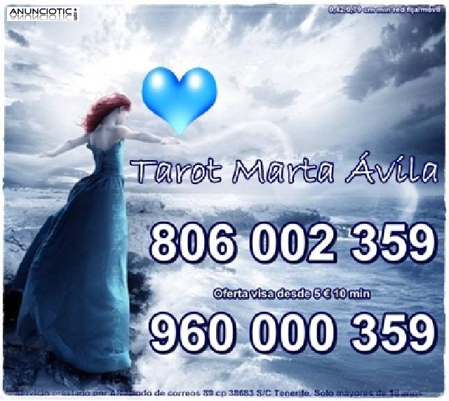 Oferta Tarot Visa Marta &Aacute;vila 10 � 20 min. Tarot por Visa y 806 las 24 hora