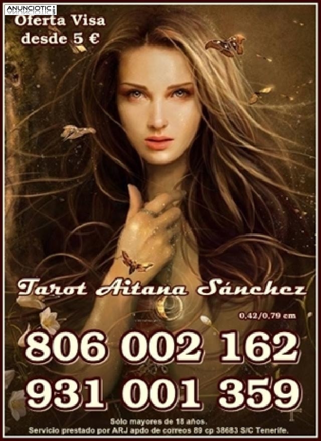 Tarot Aitana S&aacute;nchez 0,42 cm min. Oferta Tarot por Visa 10� 20min. 