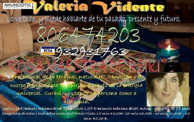 Unica Vidente aciertos, Oferta 20 min 13�, 932931763, Tarot Valeria