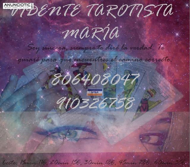 VIDENTE TAROTISTA MAR&Iacute;A. Ofertas econ&oacute;micas.Sinceridad y claridad.806408047
