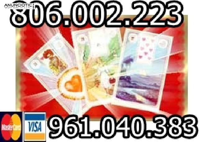 0,42 CENTIMOS MINUTO DESDE FIJO TAROT ECONOMICO DE MARIA LUC&iacute;A VISA ECONOMI