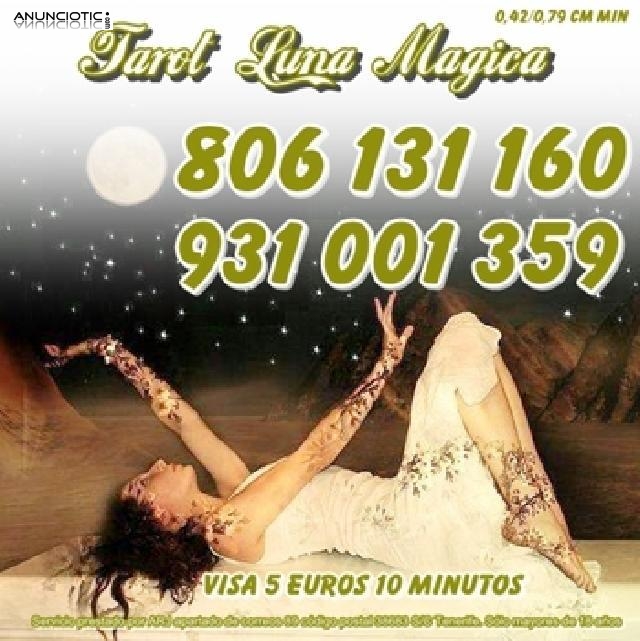 Oferta Tarot Luna M&aacute;gica Visa 10 � 20 min. Tarot por Visa y 806 las 24 h