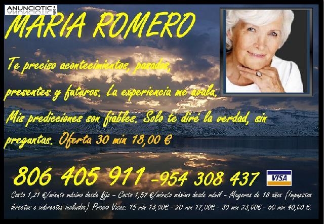 Maria romero, sin preguntas, vidente ocultista 806405911. tarot