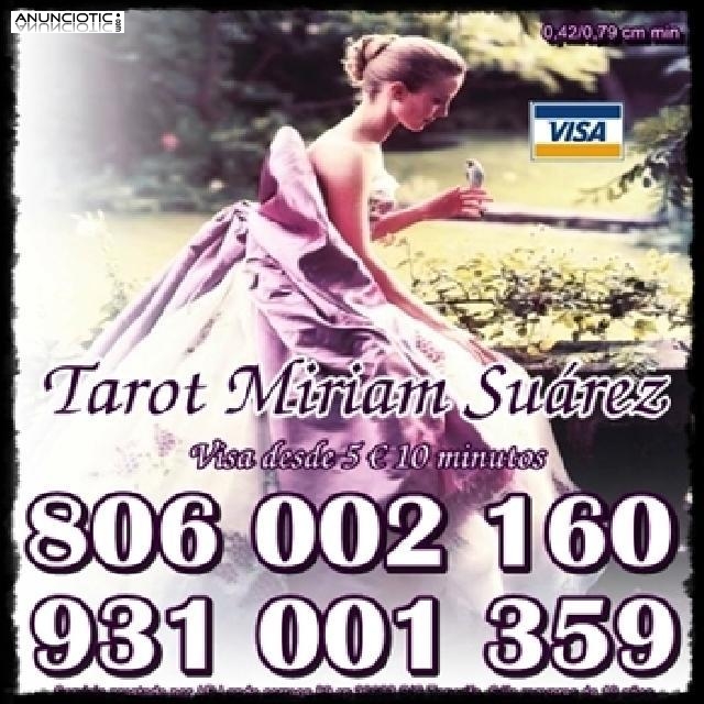 Tarot de Miriam Su&aacute;rez por s&oacute;lo 0,42 cm min. Visa 5� 10 min.