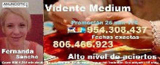  Fernanda, vidente, medium y tarotista, garantizo el acierto, 806 466 923.