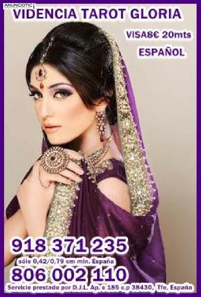 Videncia econ&oacute;mica Gloria 918 371 235 desde 5� 15mtos, 10� 20mtos y 15� 30 