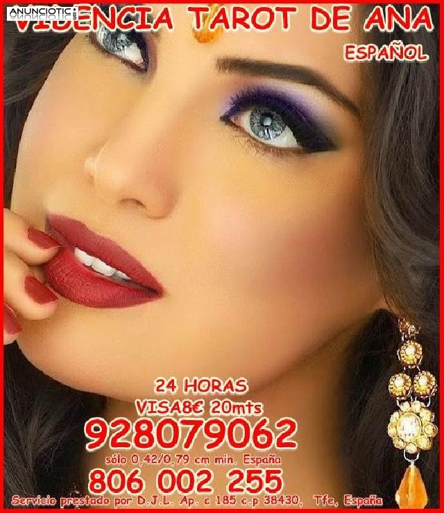 Videntes  unidos Ana por solo 0,42 cm mto  al 806 002 255 el tarot m&aacute;s econ