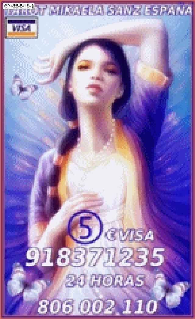 Tarot Mikaela Sanz 918 371 235 desde 5� 15 mts, 8� 20mts y 10� 30