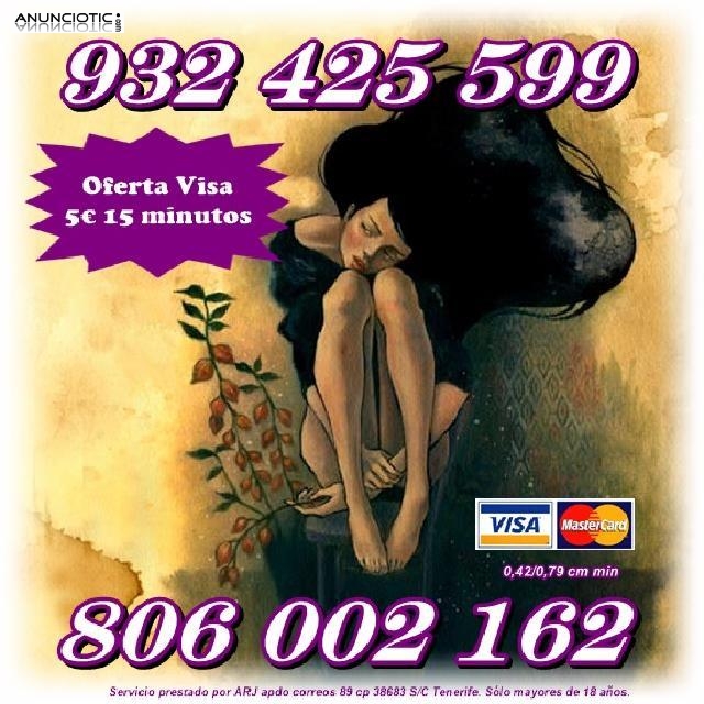 Tarot Oferta Visa 5� 15 min. L&iacute;nea 806 por s&oacute;lo 0,42 cm.