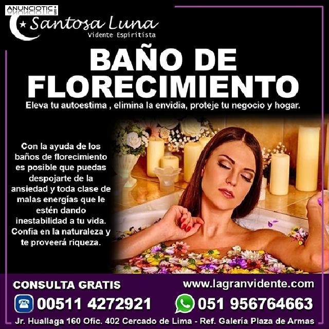 BA&Ntilde;OS DE FLORECIMIENTO - SANTOSA LUNA