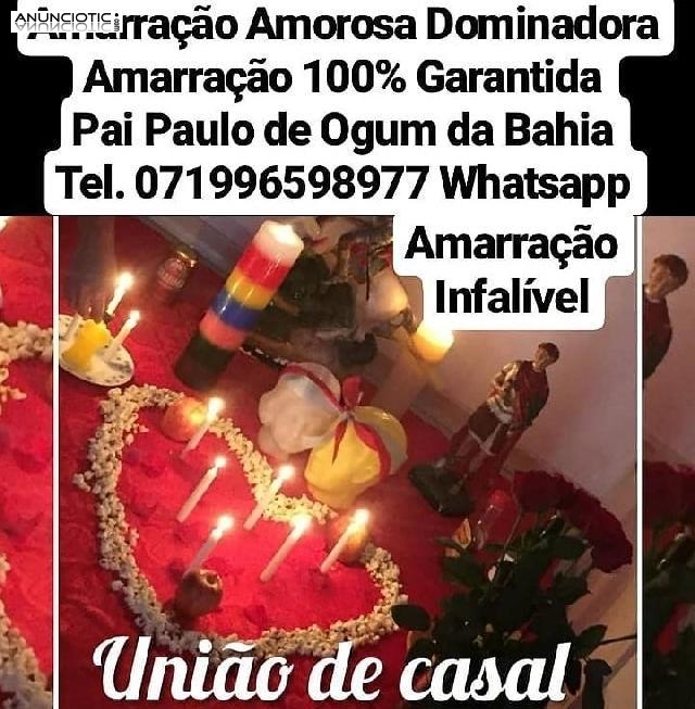 Amarra&ccedil;&atilde;o amorosa b&uacute;zios e tarot Whastapp 071996598977