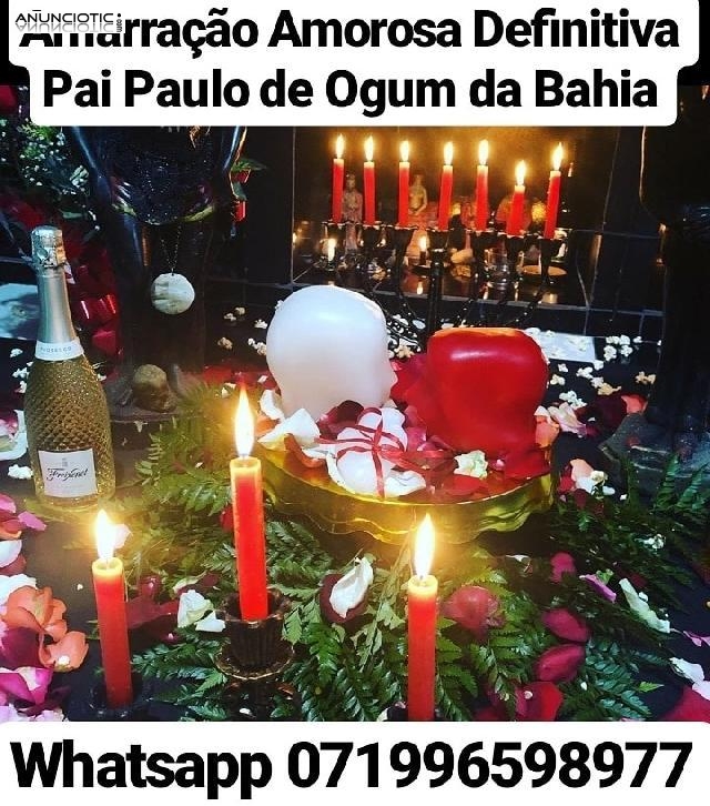 Amarra&ccedil;&atilde;o e Simpatia consulta Tar&ocirc; e B&uacute;zios Whatsapp 071996598977