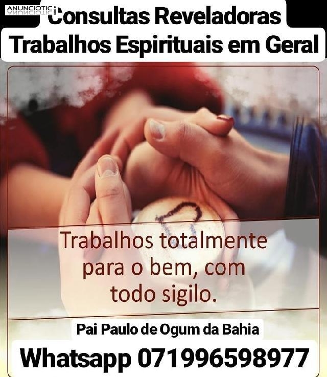 Amarra&ccedil;&atilde;o e Simpatia consulta Tar&ocirc; e B&uacute;zios Whatsapp 071996598977