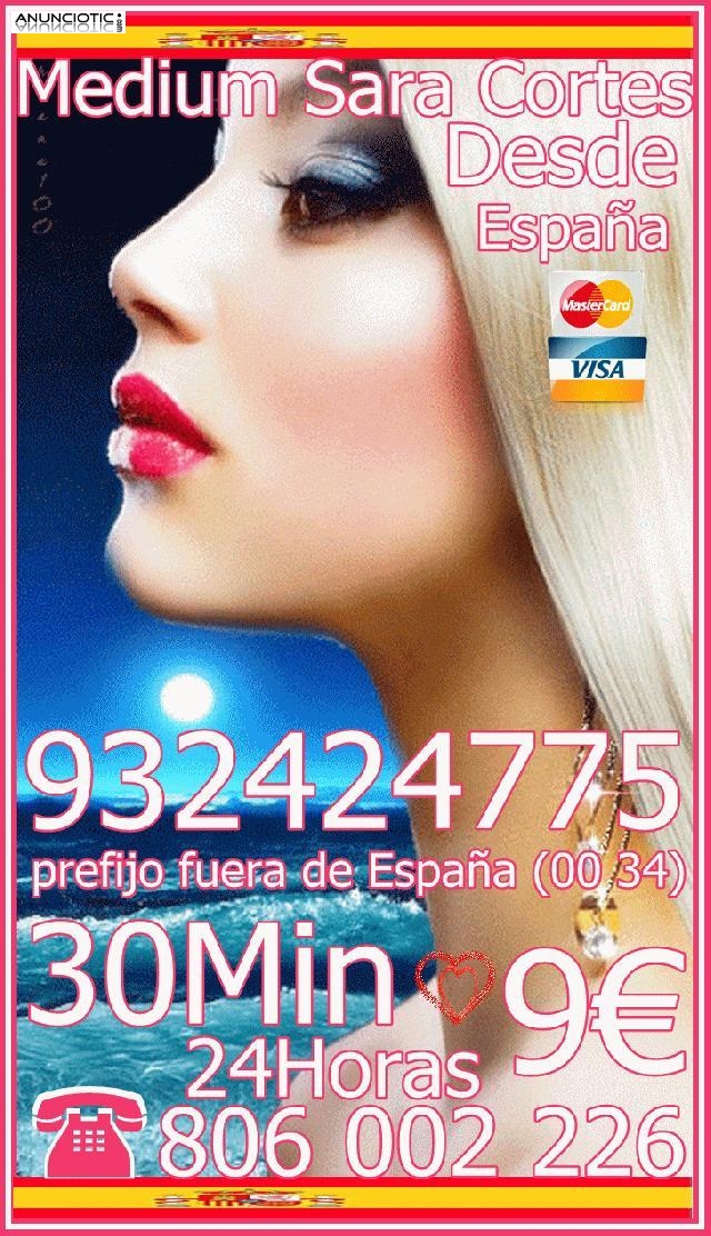 Tarot  Sara Cortes 932 424 775  desde 4� 15 min, 7� 20mts 9� 30mts. 60M 20 