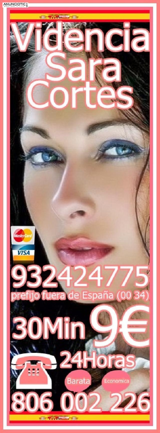 Tarot  Sara Cortes 932 424 775  desde 4� 15 min, 7� 20mts 9� 30mts. 60M 20 