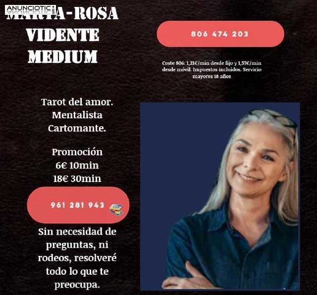 Marta&Rosa Vidente Natural Tarot 6�10min