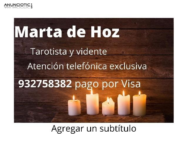 MARTA DE HOZ TAROTISTA y VIDENTE