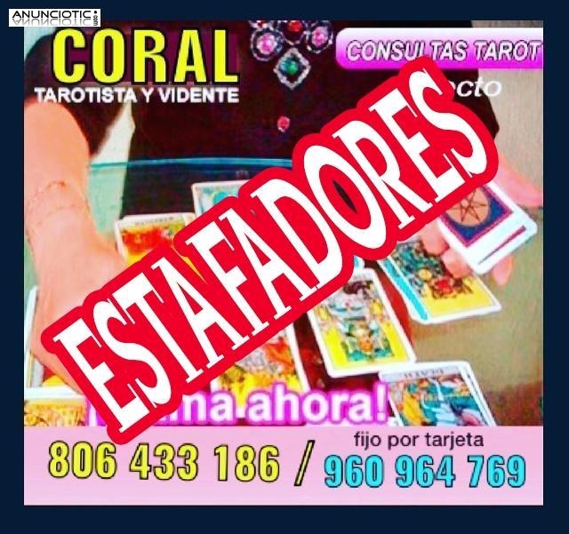 ESTAFADORES CUIDADO 806 433 186 y 960 964 769 NO LES DES TUS DATOS VISA