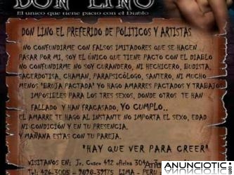 BRUJO PACTADO DON LINO AMO Y SE&Ntilde;OR DE LOS ESPIRITUS INFERNALES
