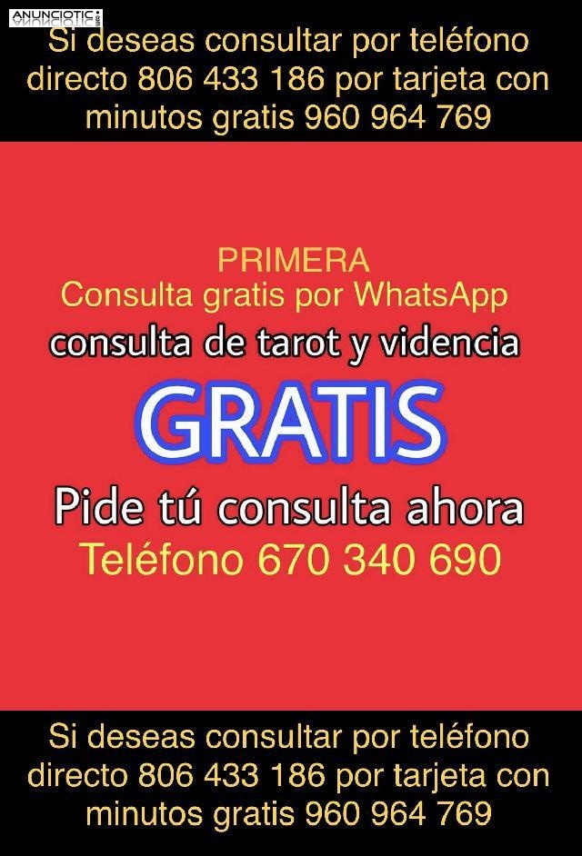 Vidente gratis tarotista gratuita primera consulta tel&eacute;fono 670 340 690