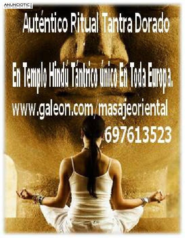 TANTRA MASAJE DORADO PARA LOS NO INICIADOS CON ROSEL&Iacute;N KAUR EN TEMPLO HIND&Uacute;