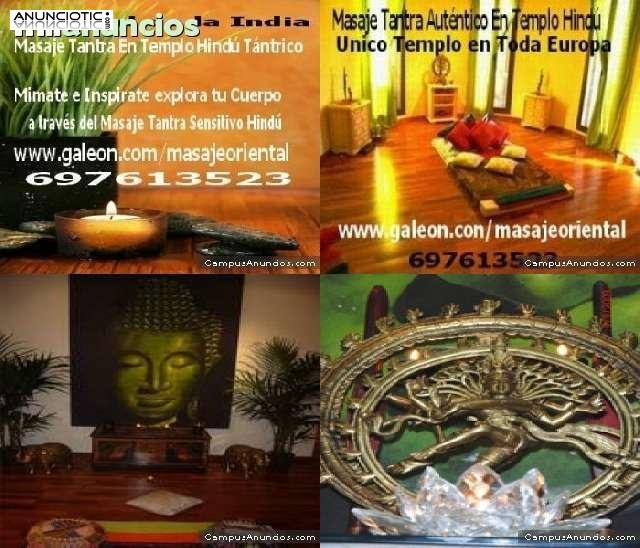 TANTRA MASAJE DORADO PARA LOS NO INICIADOS CON ROSEL&Iacute;N KAUR EN TEMPLO HIND&Uacute;