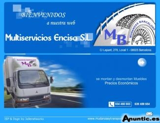 MUDANZASYTRANSPORTESBARCELONA.NET,  ATENDEMOS TODA ESPA&Ntilde;A.