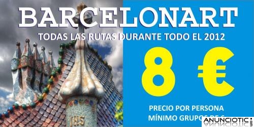 RUTAS TUR&Iacute;STICAS POR BARCELONA A 8 �