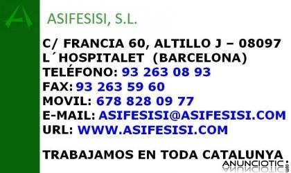 BUSCO COMERCIALES EN TODA CATALU&Ntilde;A