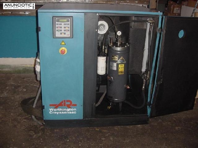 Compresor de tornillo worthington 20 cv