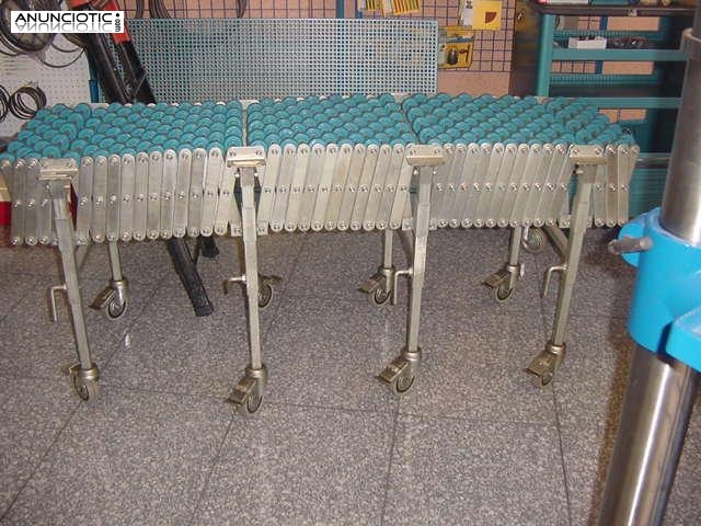 L&iacute;nea de rodillos extensible