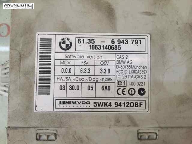 Centralita bmw 61356943791 serie 5