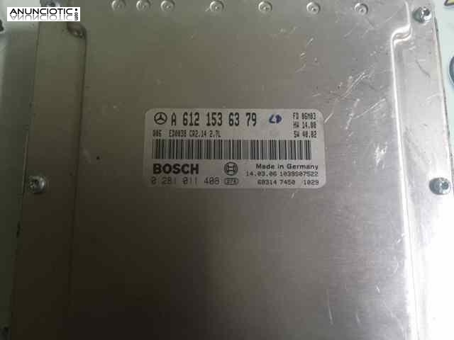 Centralita motor uce tipo a6121536379
