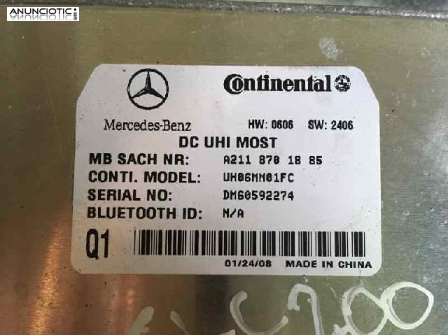 Centralita mercedes a2118701885 clase