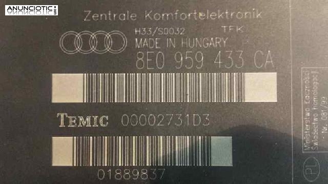Centralita audi 8e0959433ca a4