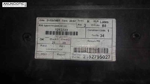 Paragolpes bmw 2152795027 mini