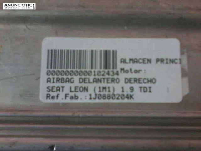 102434 airbag seat leon 1.9 tdi