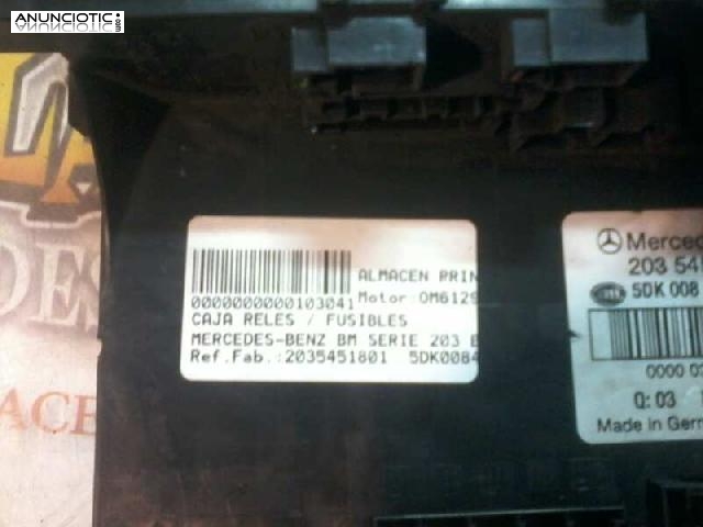 103041 caja mercedes-benz bm serie 203