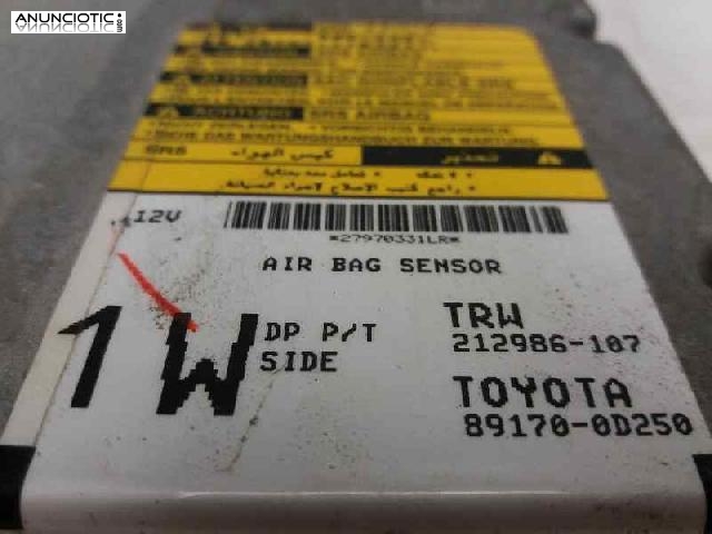 160631 centralita toyota yaris b&aacute;sico