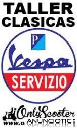 Taller especializado en motos cl&aacute;sicas: Vespa, Lambretta, Montesa, Ossa, Ducati, Bultaco..