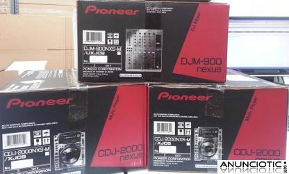 2x Pioneer CDJ-2000 Nexus + 1x Pioneer DJM-900 Nexus Edici&oacute;n Limitada Blanco
