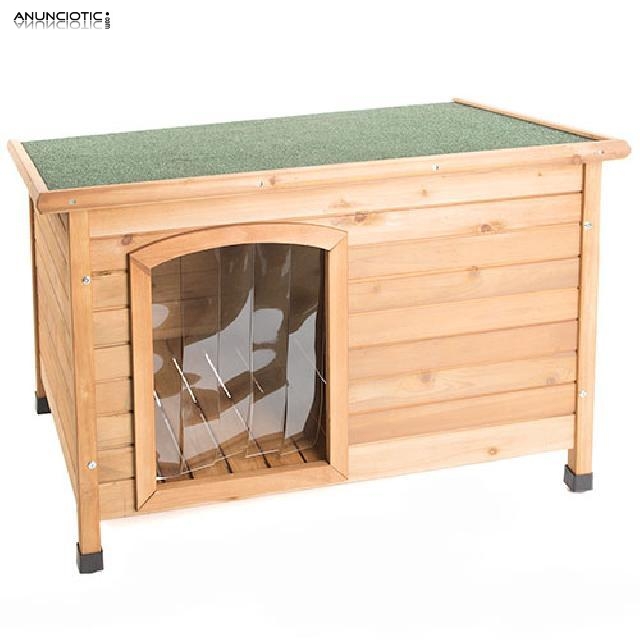 Caseta para perros Technical Pet de madera con puerta