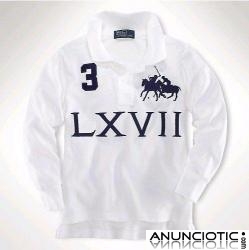 � 18 s&uml;&reg;lo para el polo de manga larga