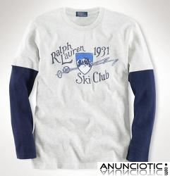 � 18 s&uml;&reg;lo para el polo de manga larga