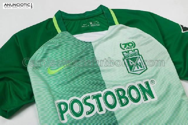 camiseta atletico nacional 2017 1&ordf; equipaci&oacute;n