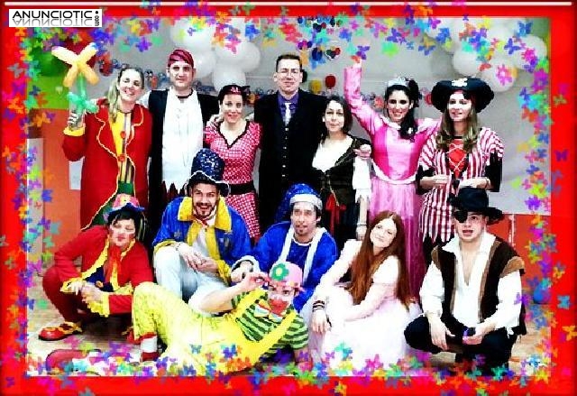 Animaci&oacute;n de fiestas de cumplea&ntilde;os infantiles en Bilbao a domicilio