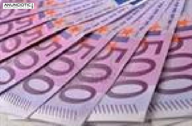 Ofrezco entre 10.000 y 5.000.000 Euros con un porcentaje de inter&eacute;s del 5%