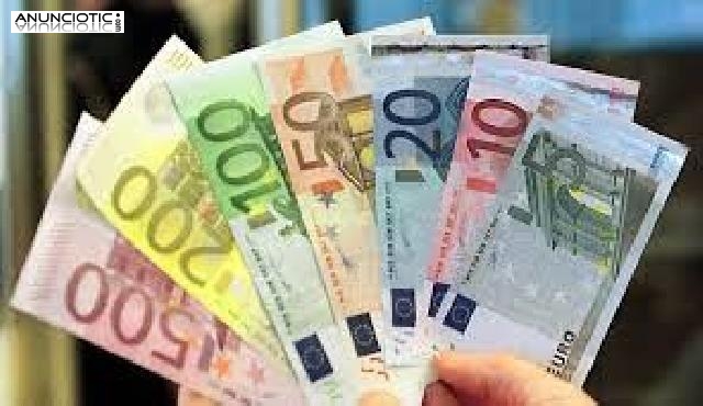 Oferta de pr&eacute;stamo de dinero a todos.