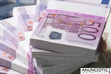 Oferta de pr&eacute;stamo de dinero para sus proyectos.