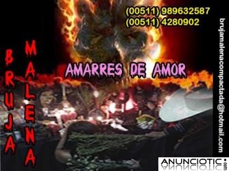 Amarres eternos y permanentes - &uacute;nica bruja pactada con Satan&aacute;s Bruja Malena.